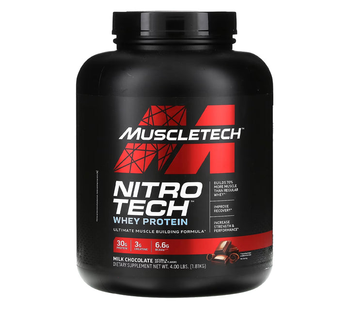 Muscletech Nitro Tech Whey Protein Proteina 4 Lb