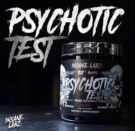 Insane Labz Psychotic Test Oxido Nítrico Pre Entreno | Legendariosilverback