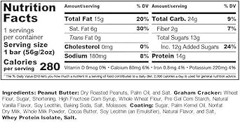 Muscle Sandwich  Barra de Mantequilla de Maní 12 piezas