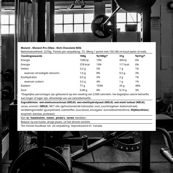 Mutant Hardcore Whey 5Lb Chocolate Milkshake