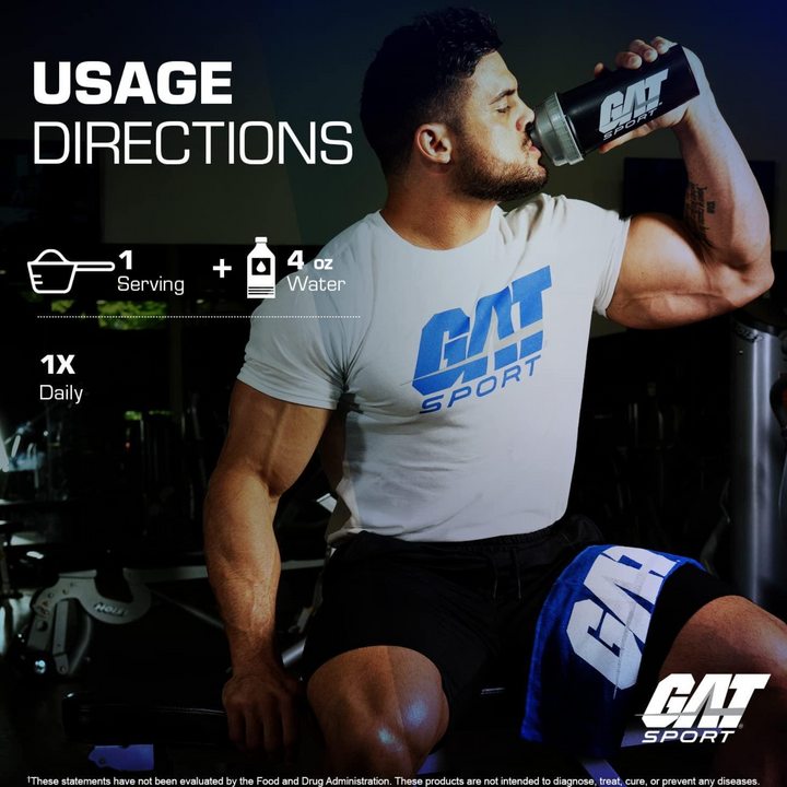 Creatina Monohidratada Gat Sport 1kg 200 Servicios