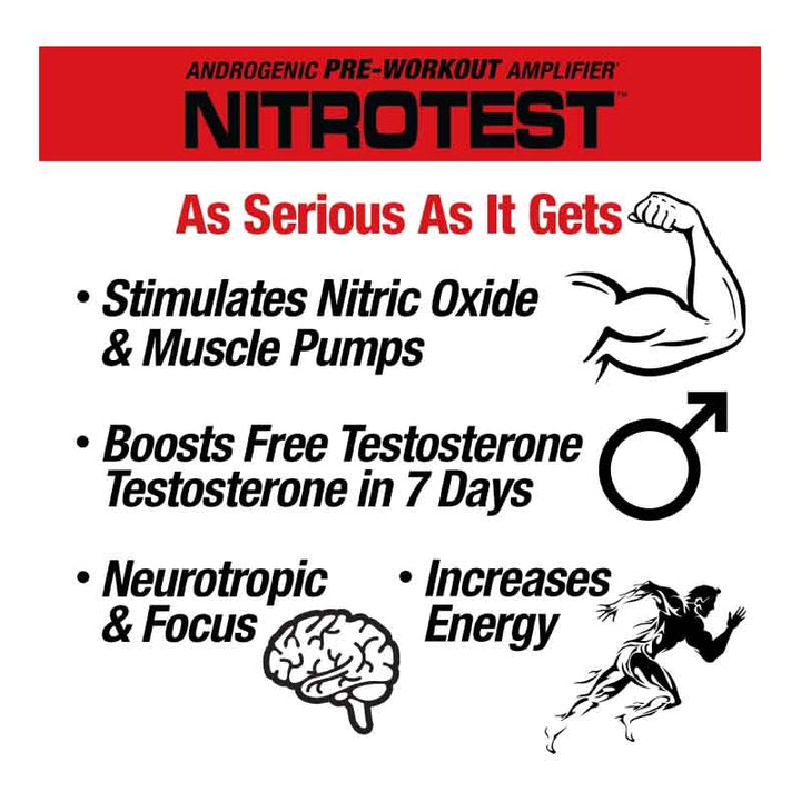 Musclemeds Pre Entreno Nitrotest Oxido Nitrico