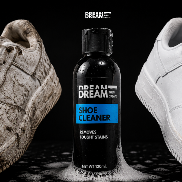 Dream KIT | Cepillo | Microfibra Y Limpiador Para Tenis Multiusos 120 Ml Piel, Gamuza Y Mas