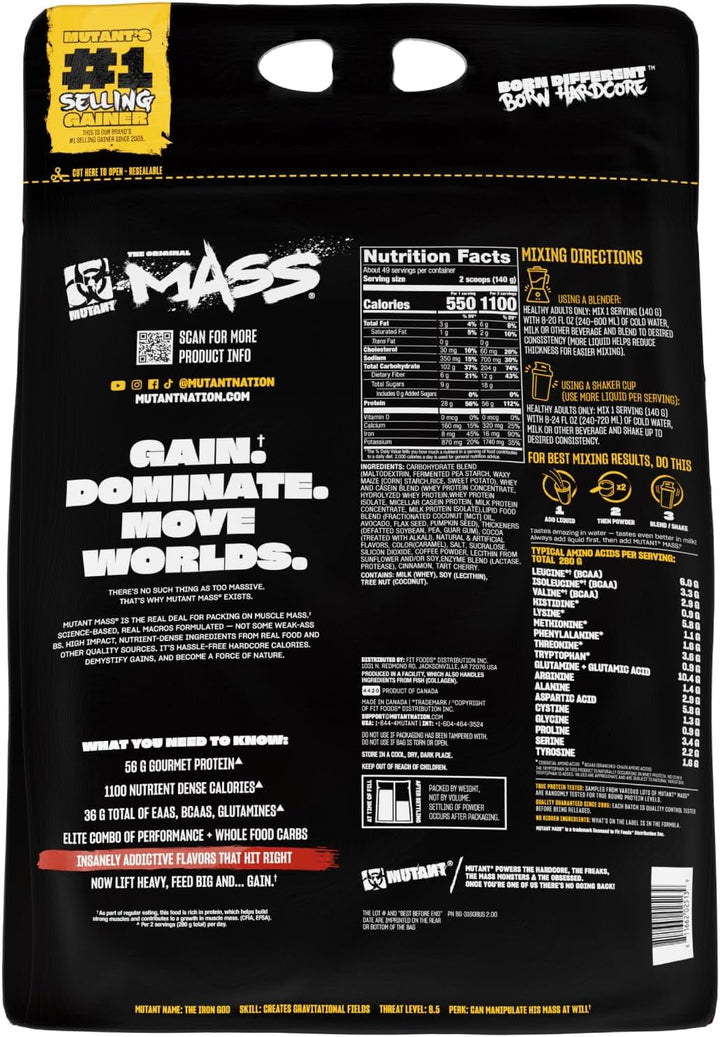 Mutant Mass 15 Libras  Proteina