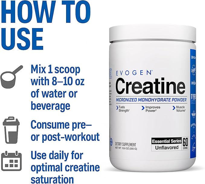 Creatina 300Gr Evogen