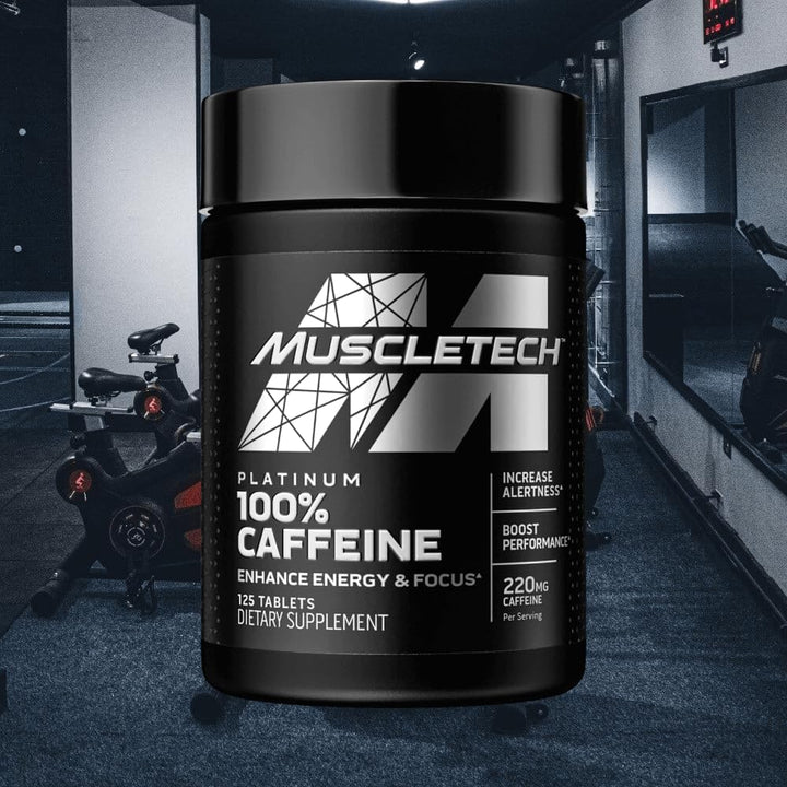MuscleTech Platinum 100% Caffeine 125 Tabs