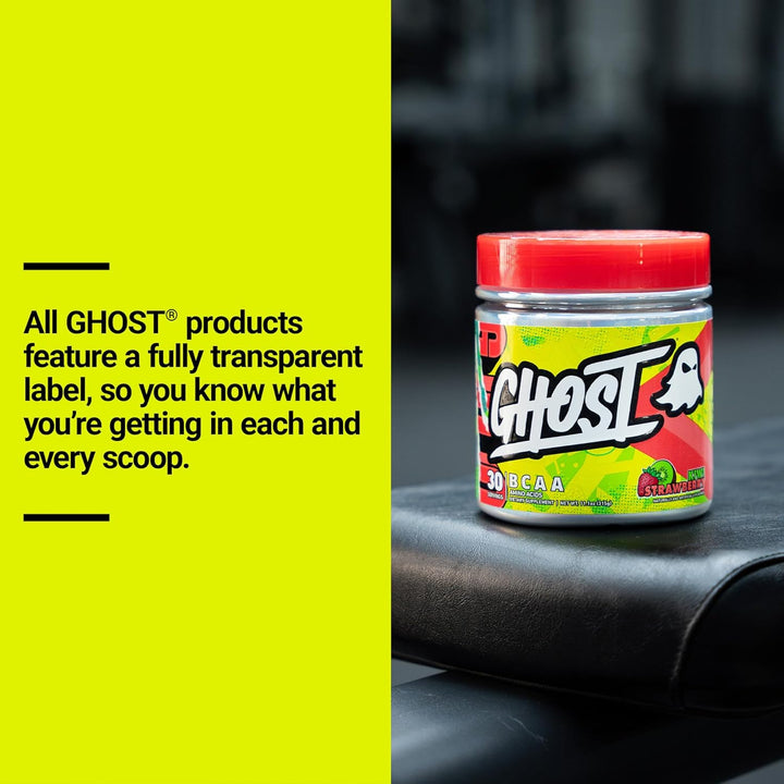 Ghost BCAA Aminoácidos Kiwi Strawberry 315g 30 Servings