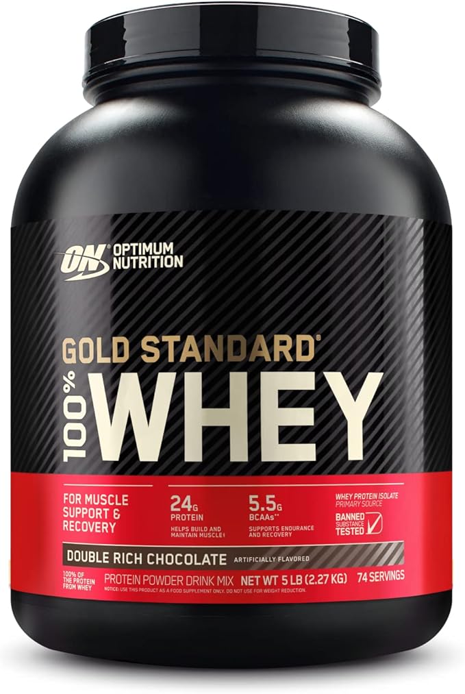 Optimun Gold Standard 100% Whey 5Lb Double Rich Chocolate