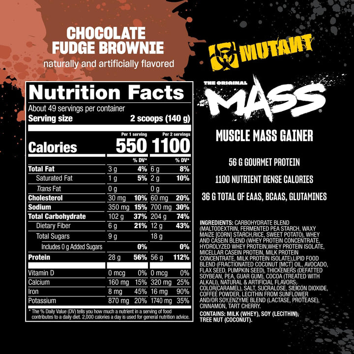 Mutant Mass 15 Libras  Proteina
