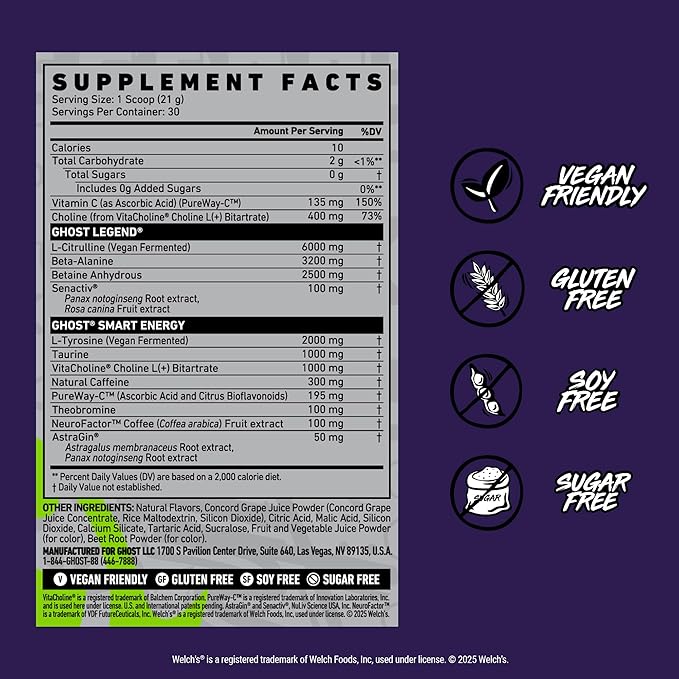 Ghost BCAA Aminoácidos 315g 30 Servings