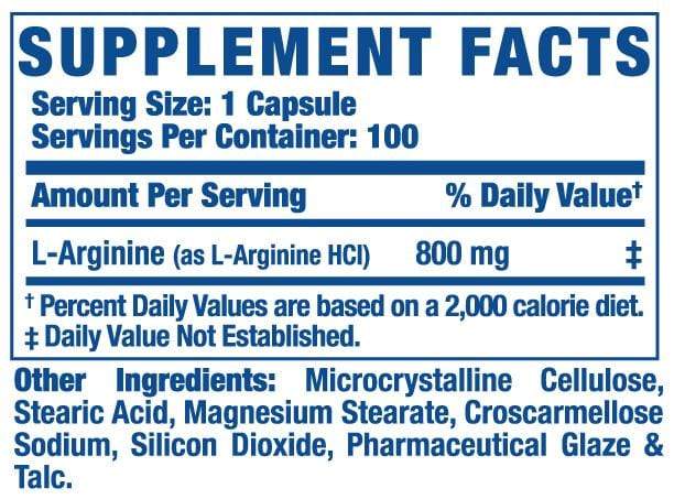 Ronnie Coleman Arginina L-arginine Xs 100 Cápsulas