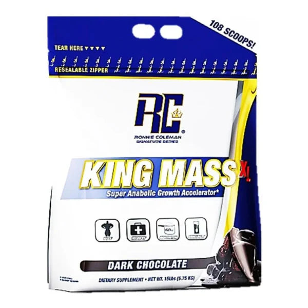 Ronnie Coleman – King Mass XL Proteína en Polvo 15 lb