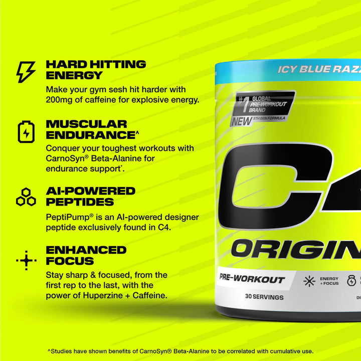 Cellucor Pre Entreno C4 Original 30 Servicios