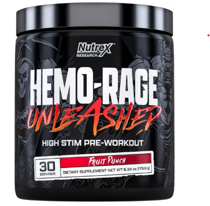 Nutrex Hemo Rage Unleashed 30Servings Fruit Punch