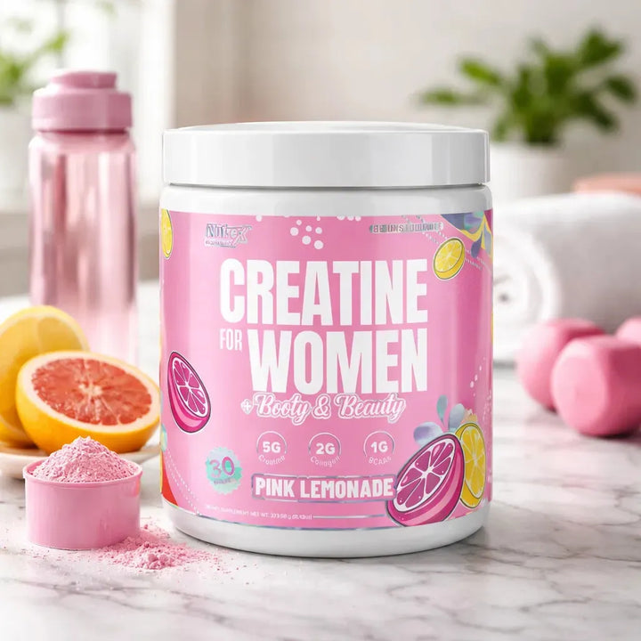 Creatine For Women Nutrex Con Colágeno 30 Servicios - Segun Stock Peach/mango