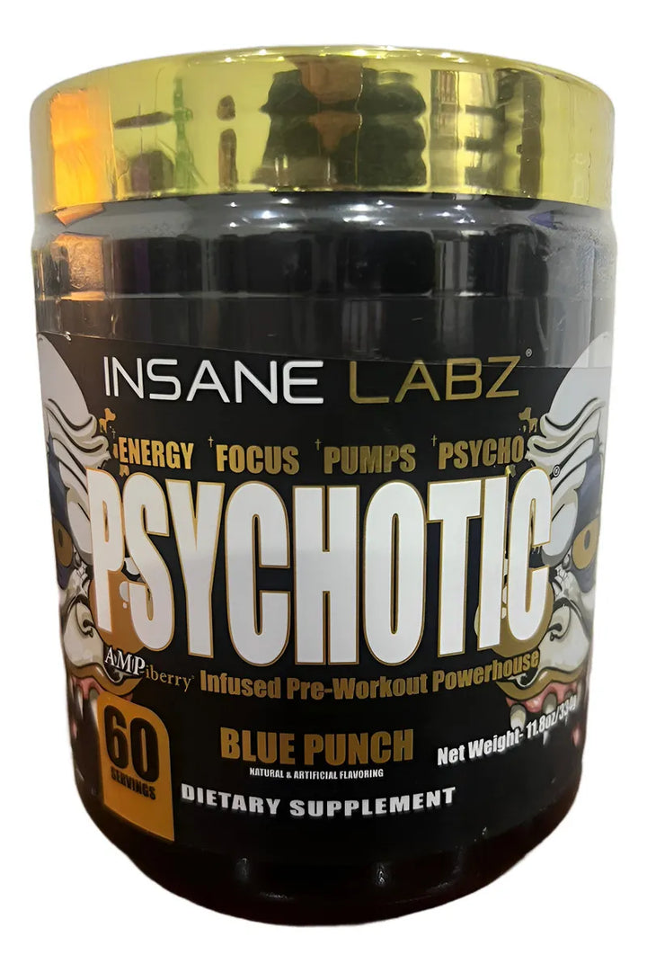 Insane Labz Psychotic Gold Oxido Nítrico Pre Entreno 60