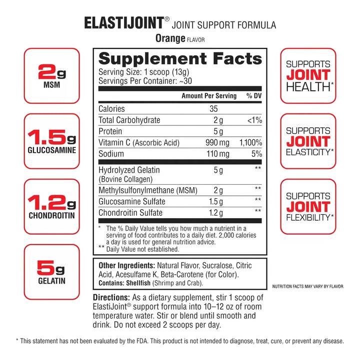 Labrada Elasti Joint 30 Servicios Condroitina Glucosamina