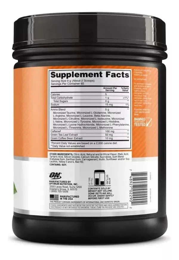 Optimun Amino Energy 65Servings