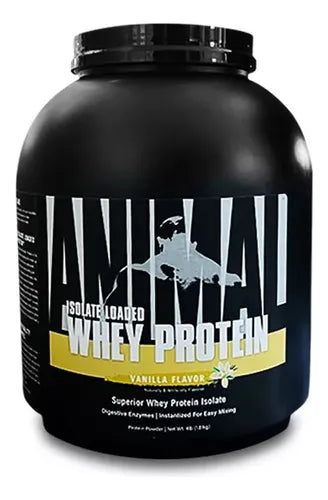 Universal Animal Proteina Whey Isolate 4 Lb 55 Servicios