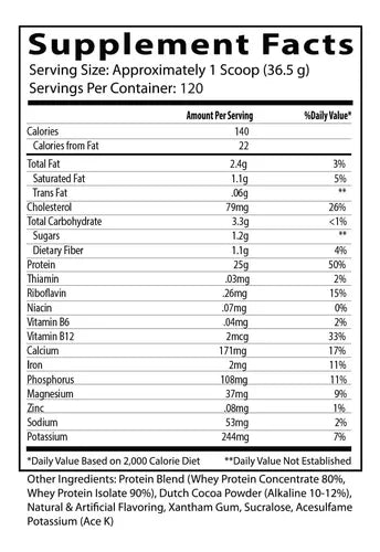 Insane Labz Proteina Whey 120 Servicios 4.4kg