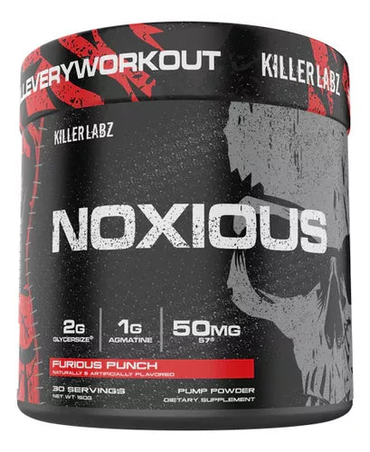 Killer labz Pre entreno Noxious 30 Servicios