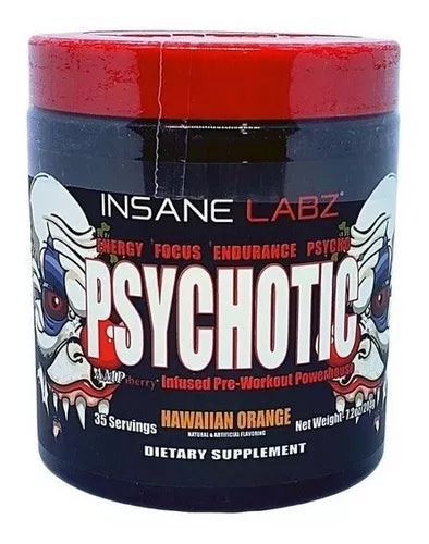 Insane Labz Psychotic Oxido Nítrico Pre Entreno