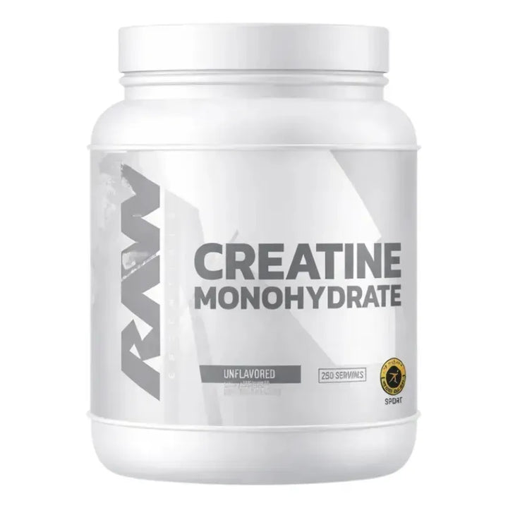Raw Creatina Monohidratada 250serv 1.2kg Sin sabor
