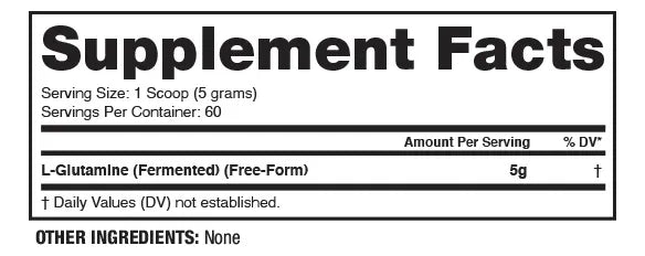 Dragon Pharma Glutamina Fermentada 300 Grs Sin Sabor 60 Serv Sin Sabor