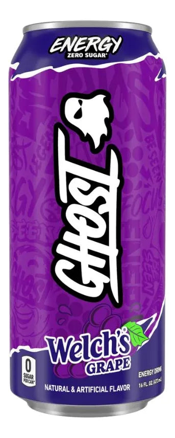 Ghost Energy Bebida Energética 16 Onz 12 Pack  Welch's Grape