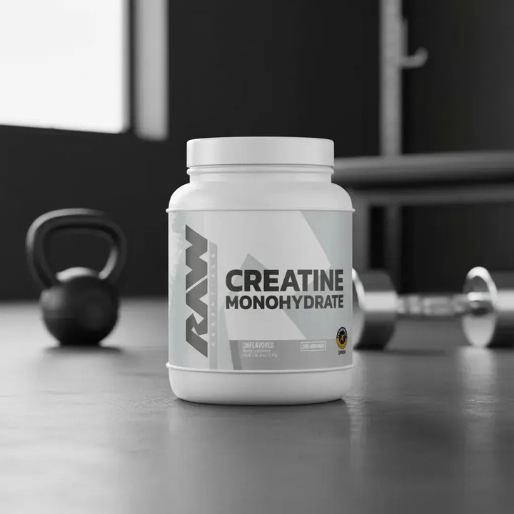 Raw Creatina Monohidratada 250serv 1.2kg Sin sabor