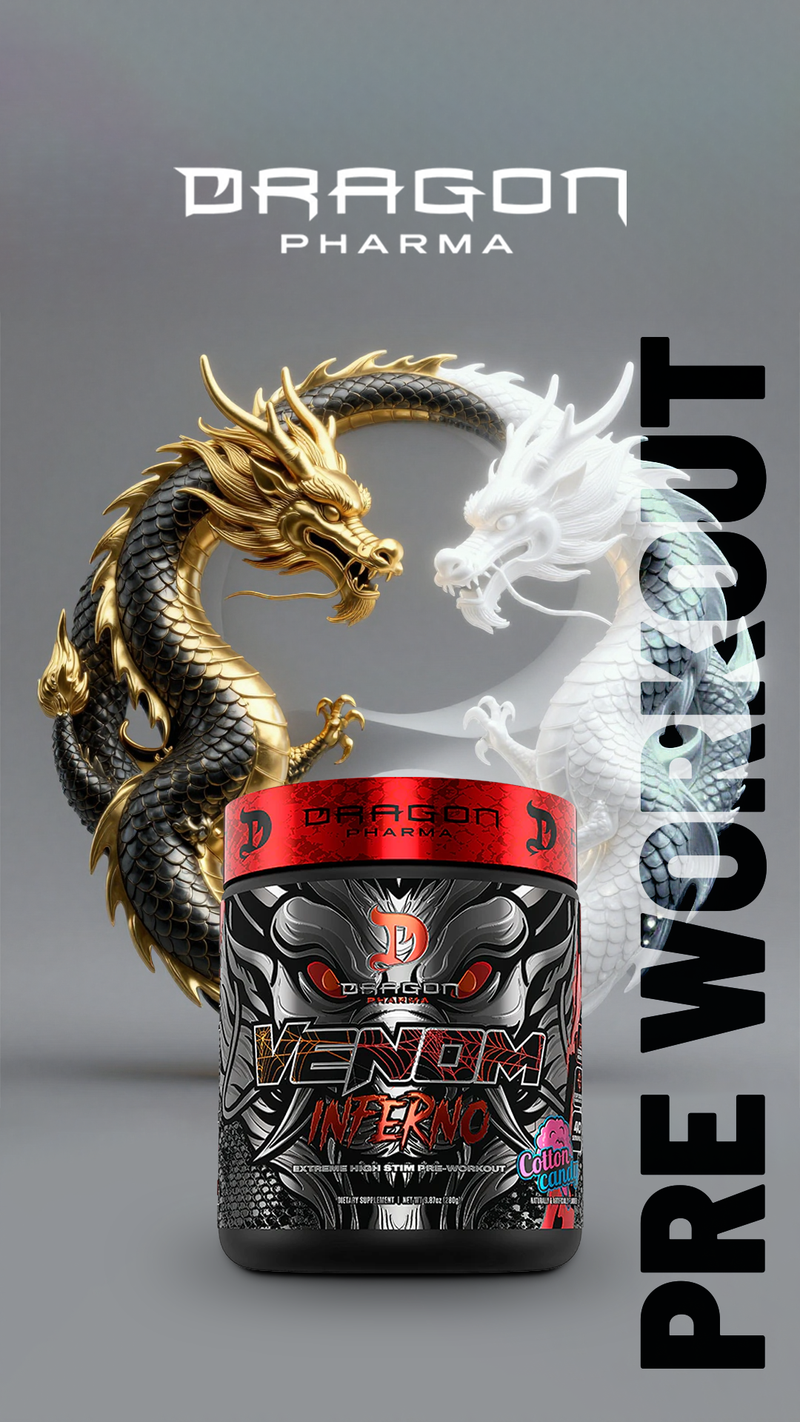Dragon Pharma Pre Entreno Venom Inferno 40 Servicios promo 3