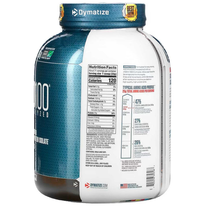 Dymatize Proteina Iso 100 Hidrolizada 5 Libras