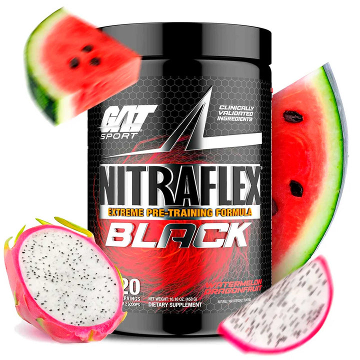 Gat Sport Pre Entreno Nitraflex Black 40 Servicios