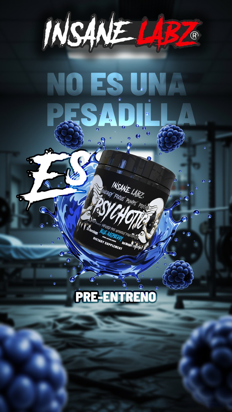 Insane Labz Psychotic Black Oxido Nitrico Pre Entreno promo 1