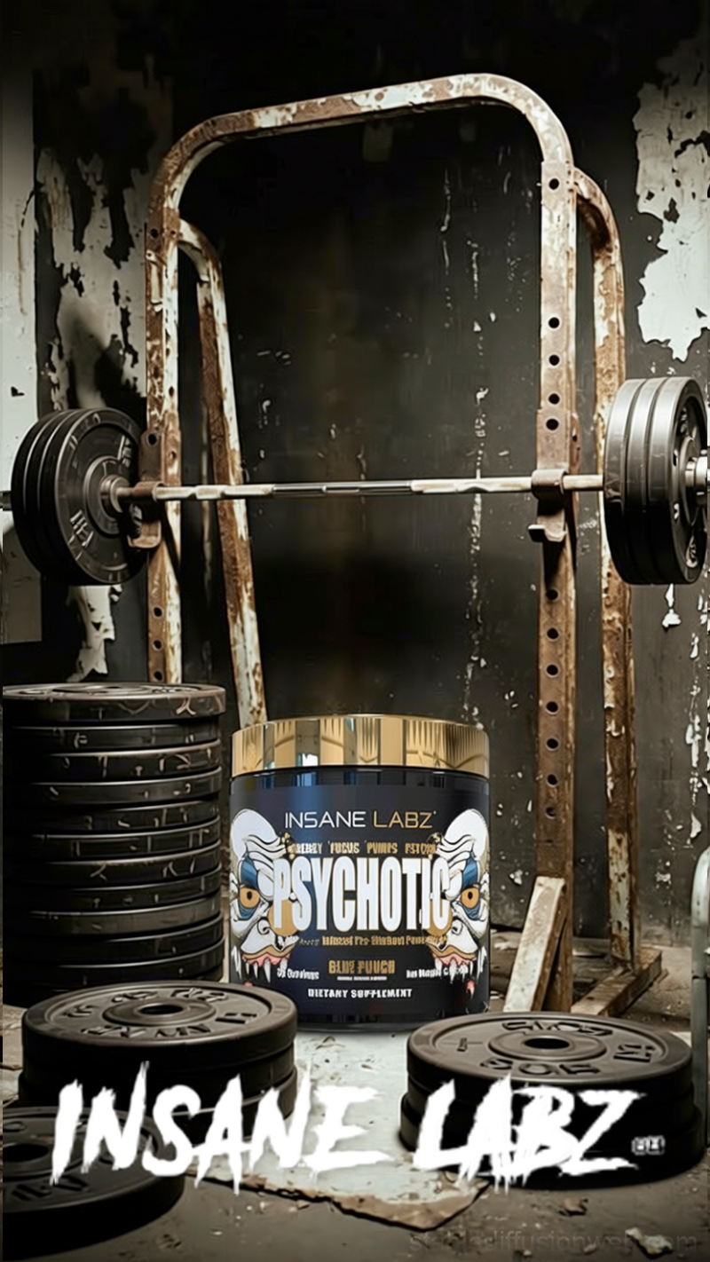 Insane Labz Psychotic Gold Oxido Nítrico Pre Entreno 200gr promo 1