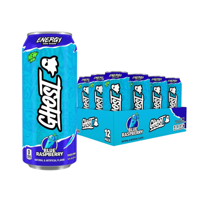 Ghost Energy 12 Pack Sabor Blue Raspberry