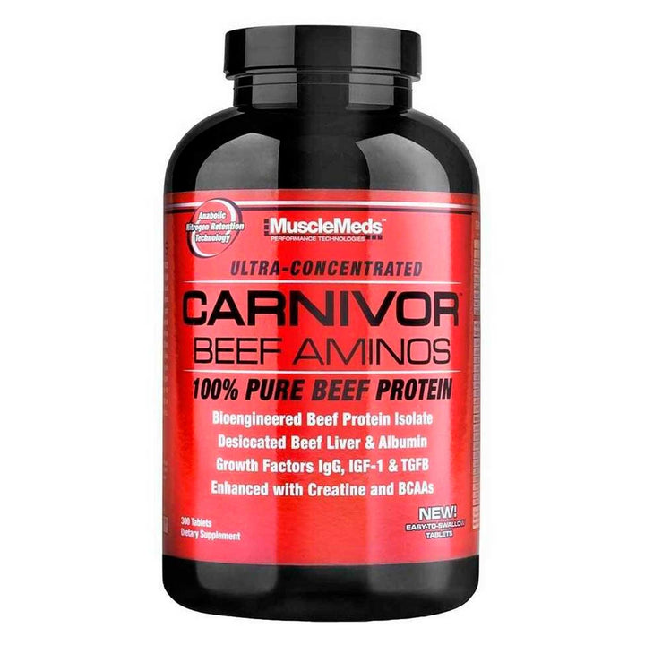 Musclemeds Aminoacidos Carnivor Beef 300 Tabletas