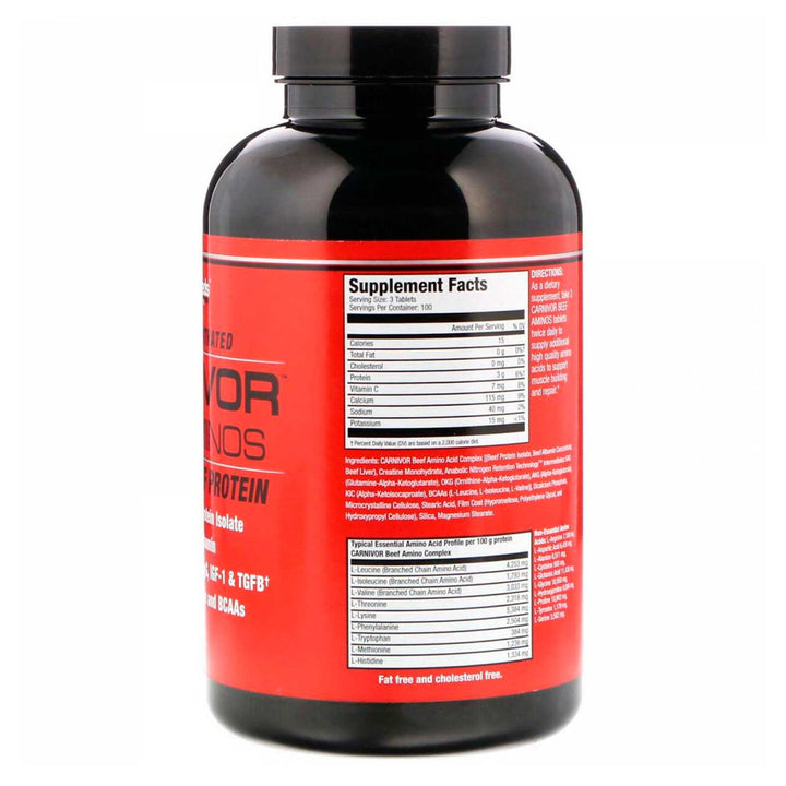 Musclemeds Aminoacidos Carnivor Beef 300 Tabletas