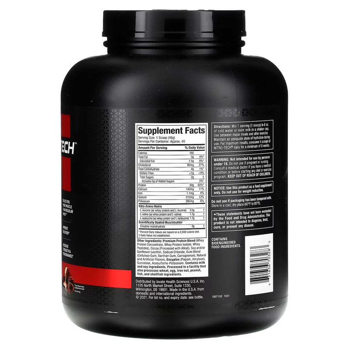 Muscletech Nitrotech Proteina Performance Whey 4 Libras