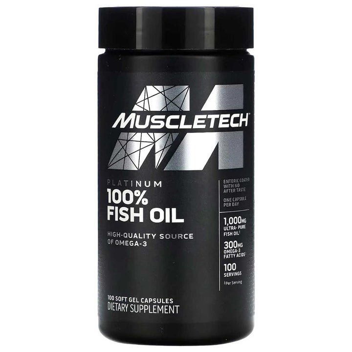 Muscletech Platinum 100% Omega 3 Fish Oil SOFT GEL