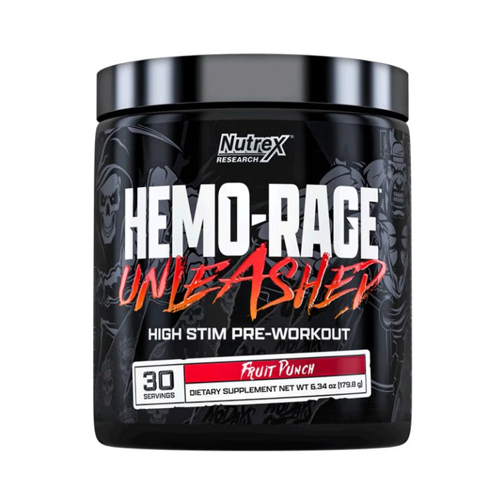 Nutrex Hemo Rage Unleashed 30Servings Fruit Punch