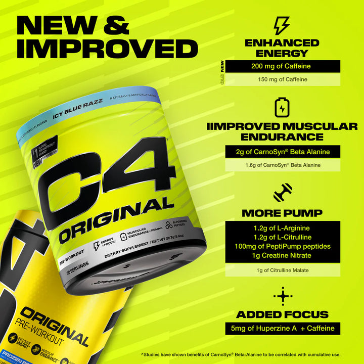 Cellucor Pre Entreno C4 Original 30 Servicios