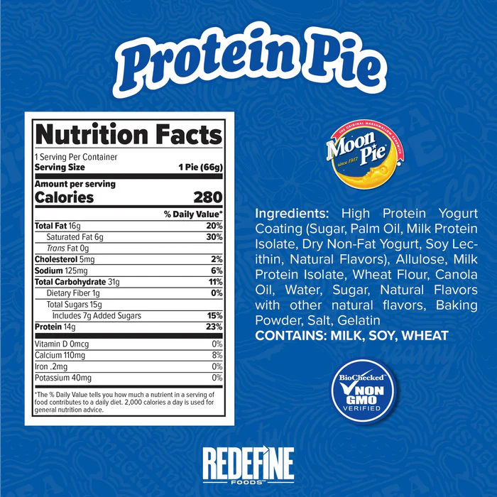 Redefinir Proteina MoonPie americano