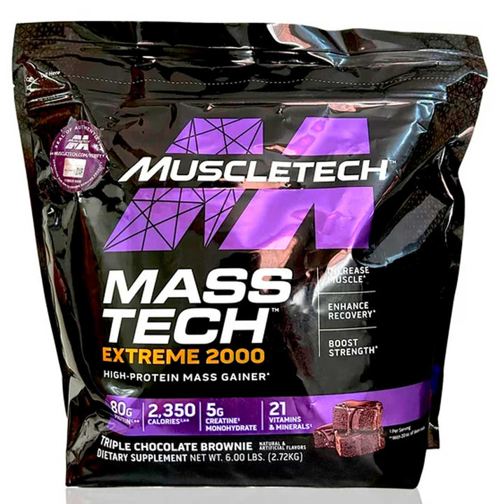 Muscletech Mass Tech Extreme 2000 6 Libras Proteina 80g En Polvo