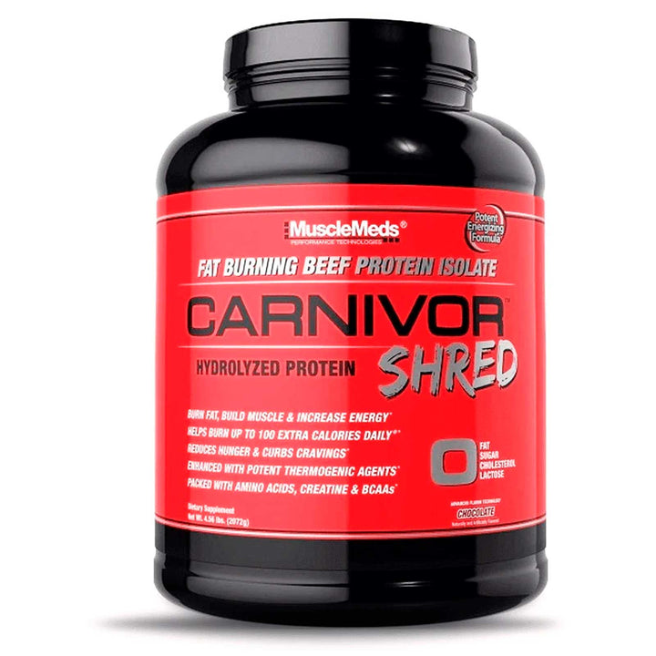 Musclemeds Proteina Carnivor Shred 4.56 Libras 56 Servicios