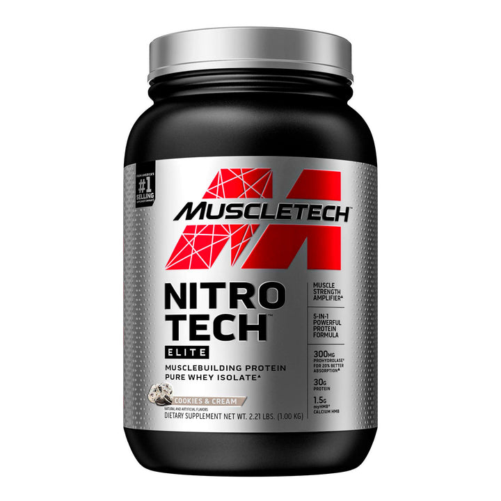 Muscletech Nitrotech Proteina Elite Pure Wey 2.21 Libras