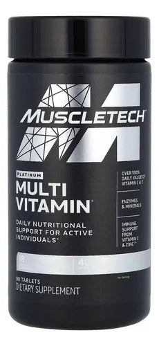 Suplemento MuscleTech Platinum Multivitamin 90 Tabletas