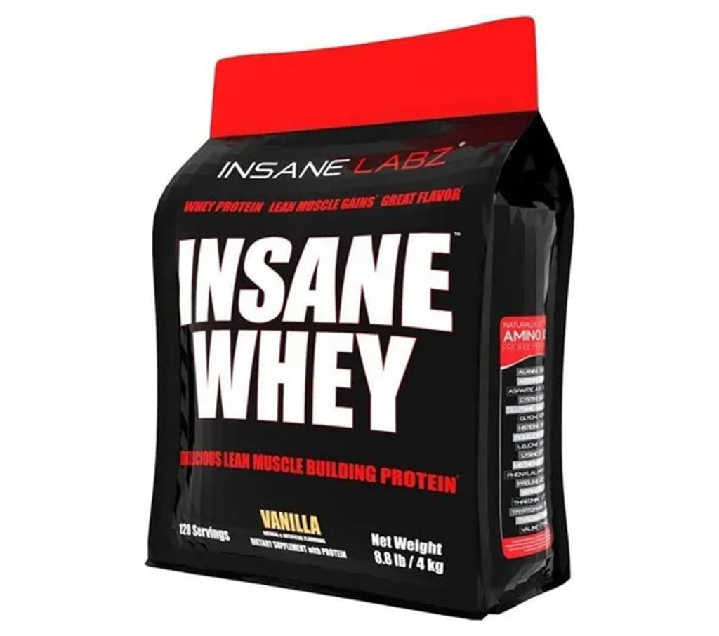 Insane Labz Proteina Whey 120 Servicios 4.4kg | Legendariosilverback
