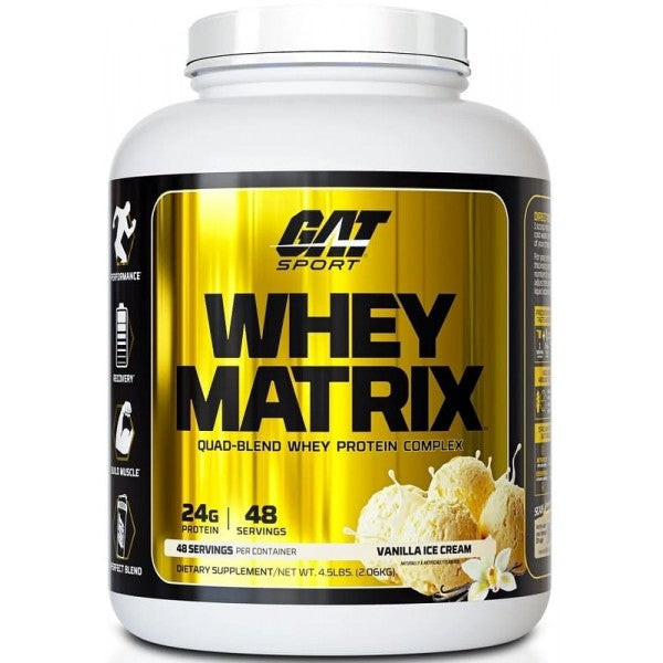 Gat Sport Proteina Whey Matrix 4.5 Libras 45 Servicios