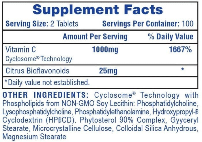 HiTech Vitamin C 200 Tabs